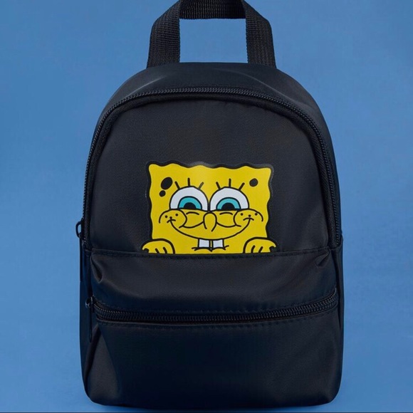 SOLD!! ⭐️HOST PICK⭐️ Spongebob Black Mini Backpack - Picture 2 of 7